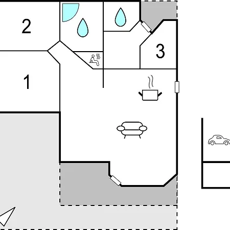 Three-bedroom Holiday With Sea View 07 別荘 Stubbekøbing